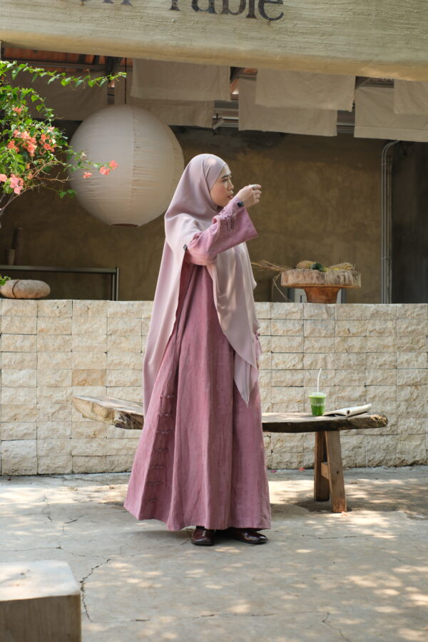 DSCF1905 Hareer Yu Abaya (حرير 玉) - Dusty Pink