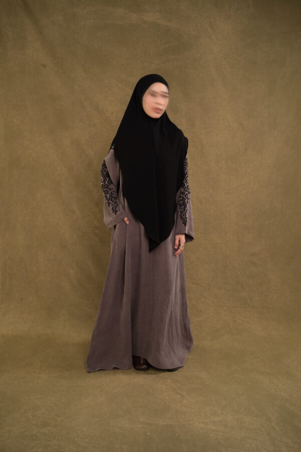 Feray Abaya - Metallic Fir