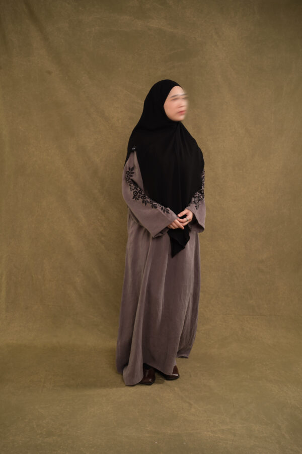 Feray Abaya - Metallic Fir
