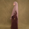 Feray Abaya - Maroon Beans
