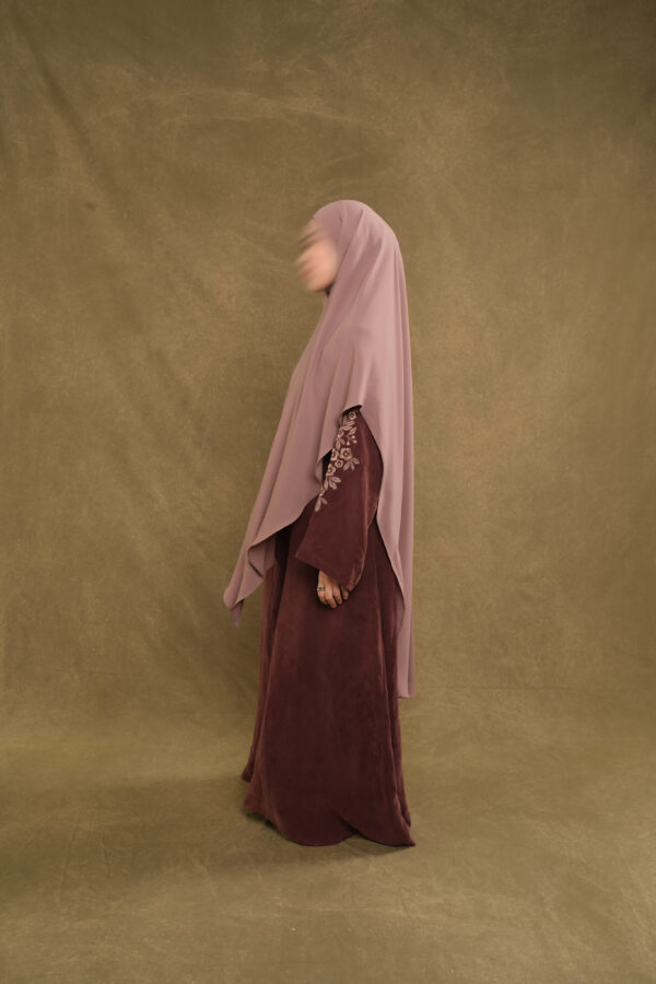 Feray Abaya - Maroon Beans