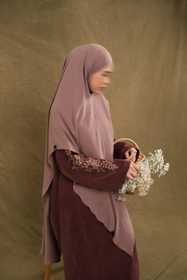 Feray Abaya - Maroon Beans